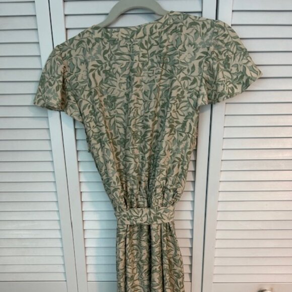 Lucky Brand button front tie waist dress - Picture 1 of 6